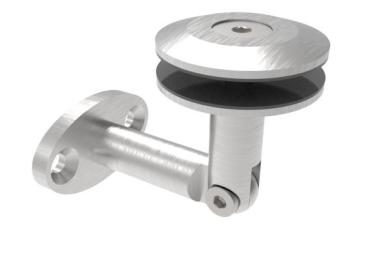 Preview: Untere Verankerung für Vordachsystem AISI304, 70x4