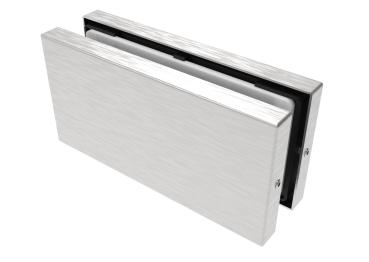 Preview: Glastürscharnier - Montage Glas/Glas AISI 304