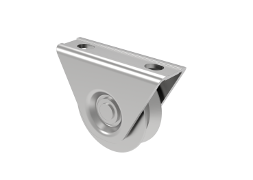 Laufrolle mit „V“ profil mit stütze und lager D80