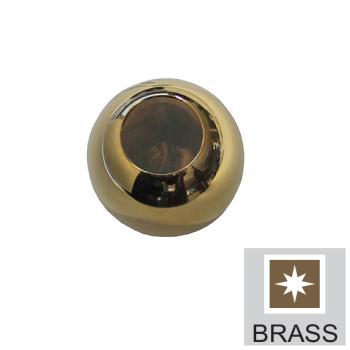 Preview: Endkappe Füllstab Messing, D25/d12mm