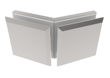 Preview: Glashalter, Zamak, 135°, T 8-10 mm