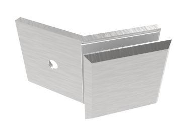 Preview: Glashalter, Zamak, 135°, T 8-10 mm