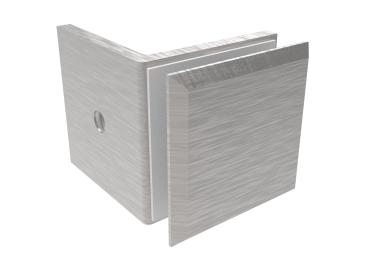 Preview: Glashalter, Zamak, 90°, T 8-10 mm