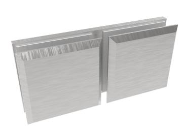 Preview: Glashalter, Zamak, T 8-10 mm