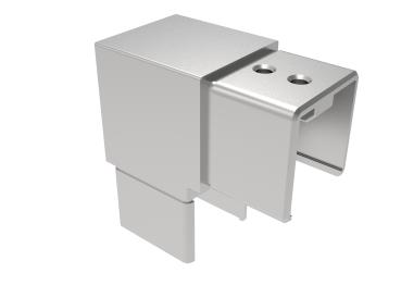 Preview: Handlaufübergangsstück, Glas - s Winkelrohr 90°, 4