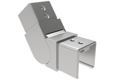 Preview: Rohrverbinder für Nutrohr 25-55° AISI316 25-55°up,