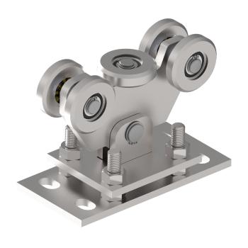 Preview: 5-rädriger Laufwagen für selbsttragenden Tor profi