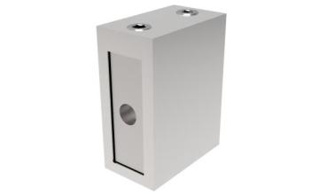 Preview: Beschlag für Stange Edelstahl