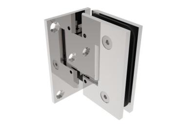 Preview: Glastürscharnier +/- 90° - Montage Glas/Glas flex