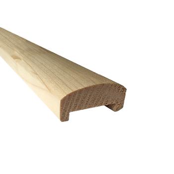 Preview: Rectangular handle with groove, SPRUCE