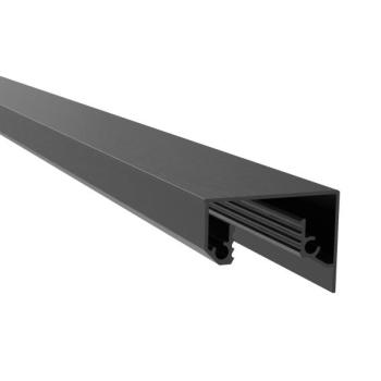 Abdeckleiste für Profil AL/0006..., AL/0006-ECO, BLACK ELOX