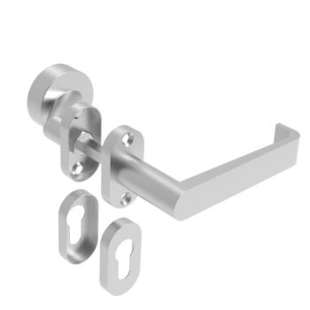 Preview: Türdrücker Edelstahl AISI 304, K320, L135mm