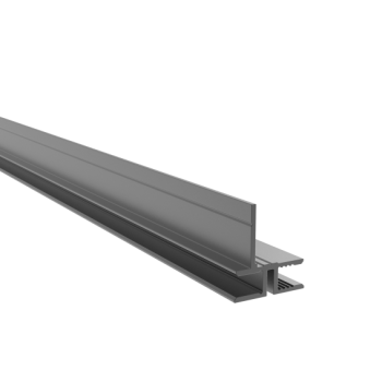 Preview: Aluminium-Zaunadapter für Füllungen 20/18/16/14 - 6000mm