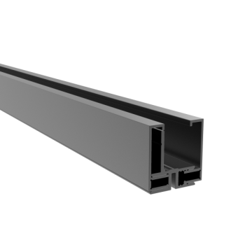 Set aus Aluminium-Zaunadapter für Füllungen 20-14 - 1700mm