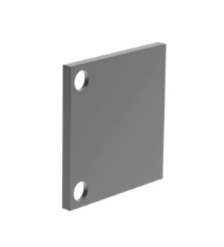 Preview: Aluminium-Adapterabdeckung für Latten 20-26mm R7016