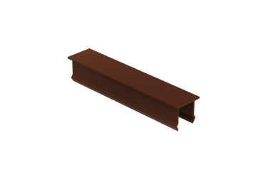 Preview: Abdeckkappe für vertikale Füllung 20x100x1 - R8017