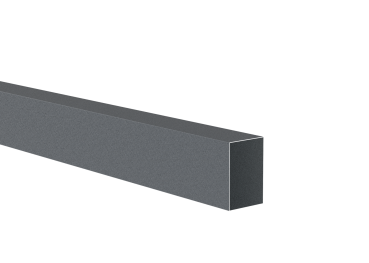 Preview: Aluminium Zaunsprofil 40x60x1 - 6000mm RAL7016