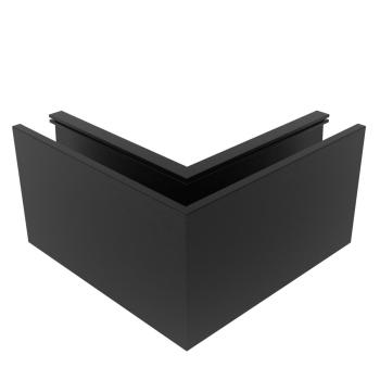 Ecke IN für Aluprofil mit Oberverankerung AL/ELOX/