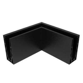 Ecke IN für Aluprofil mit Oberverankerung AL/ELOX/