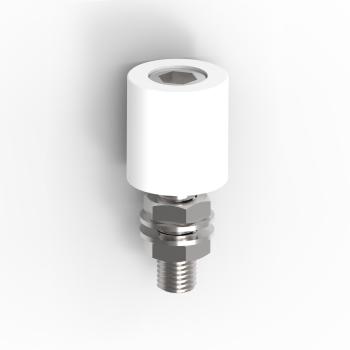 Preview: Nylon-Führungsrolle Zn, D42mm, white