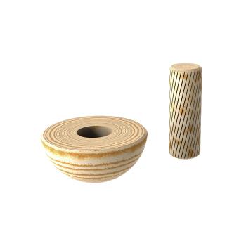 Preview: Endkappe für Handlauf - Buche