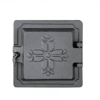 Kleine Revisionstür aus Gusseisen Kacheltür 15x15cm