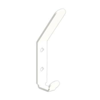 Kleiderhaken Garderobe Hakenleiste WEIß aus Metall, Bügel für Eingang, Flur, Schlafzimmer, Flurgarderobe / VOX MINI