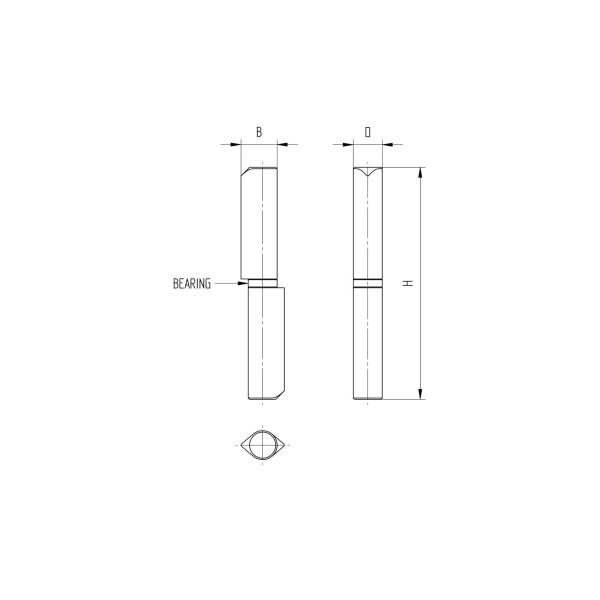 Anschweißband 2-teilig D22, L200mm