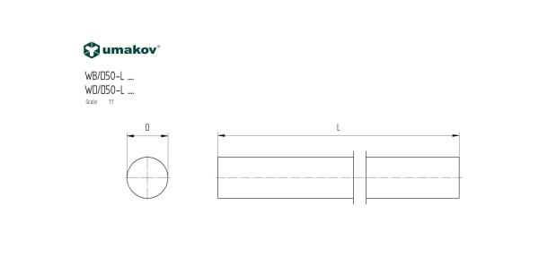 Handlauf - Eiche DUB (OAK)