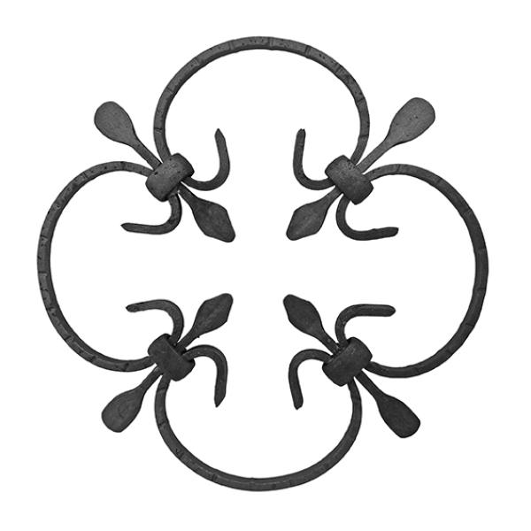 Zierornament h245, b245, 10x5mm