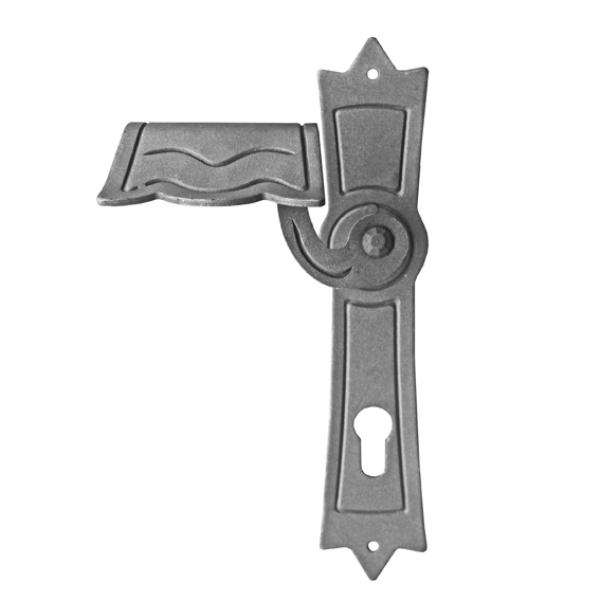 Drückerrosette mit Türgriff - links h260mm