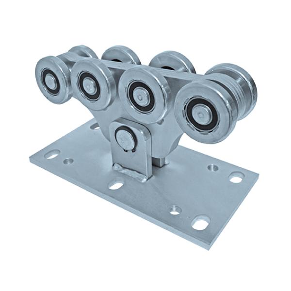 8-rädriger Laufwagen für selbsttragenden Tor Zn, p