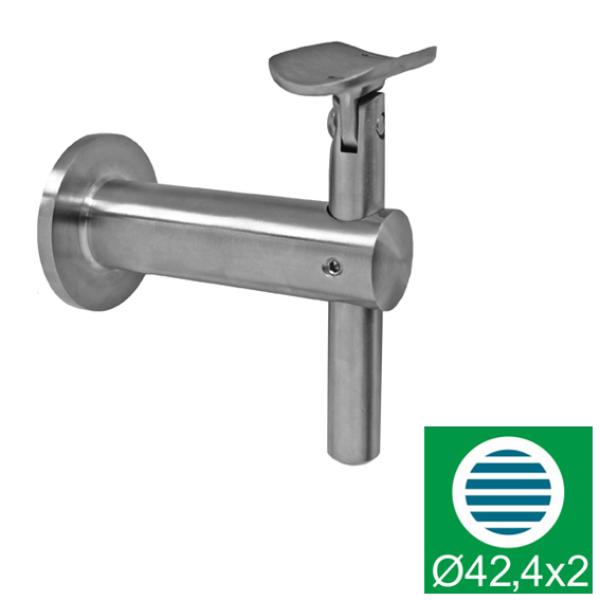 Handlaufhalter an die Wand außermittig