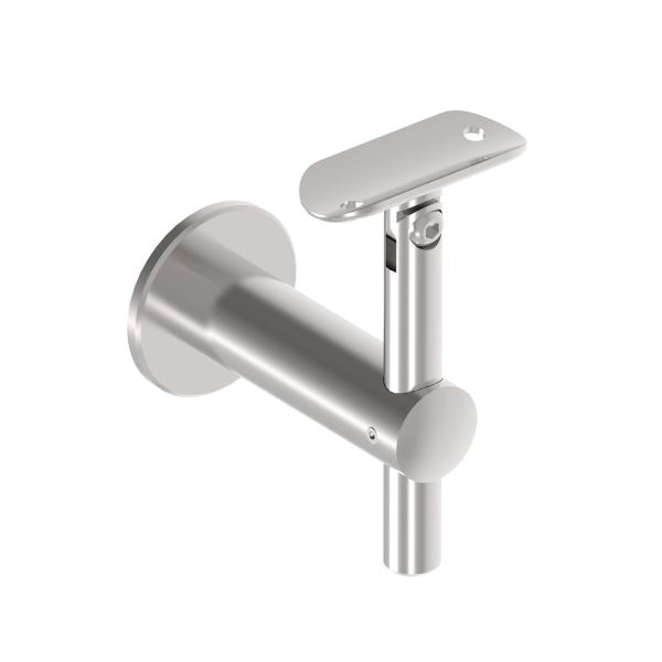 Handlaufhalter an die Wand außermittig