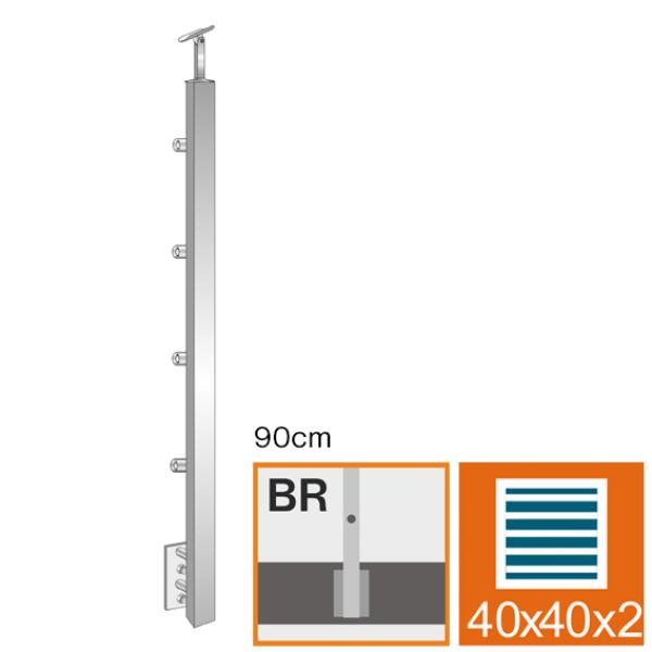 Pfosten, Seitenverankerung - grade