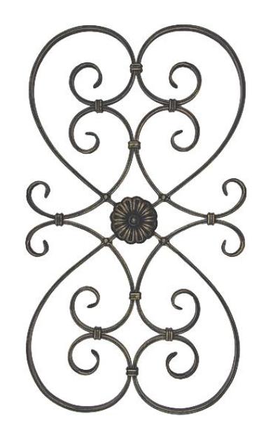Zierornament 800x440, 16x8mm
