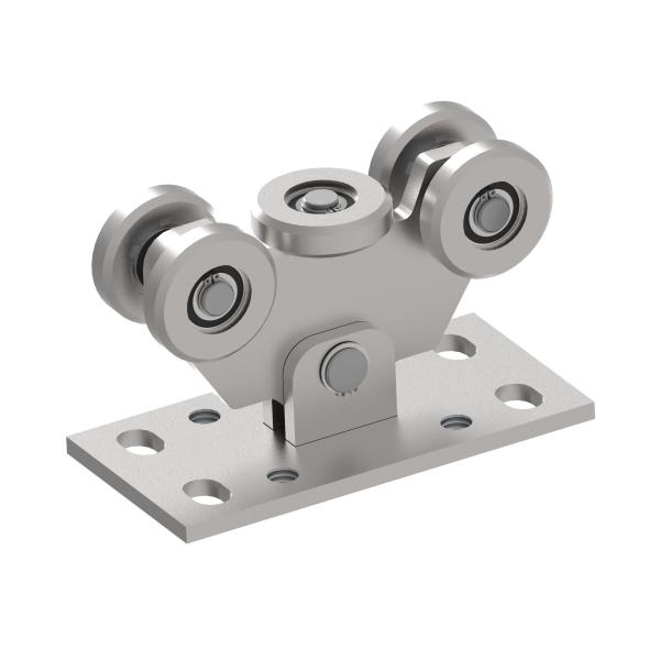 5-rädriger Laufwagen für selbsttragenden Tor Zn, p