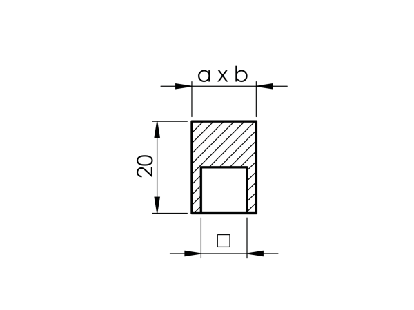Endkappe für Füllstab
