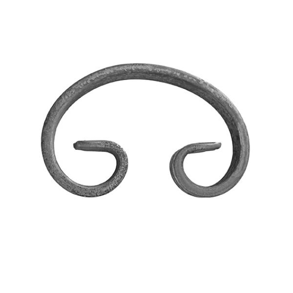 Zierelement h130, b80, 12x6mm