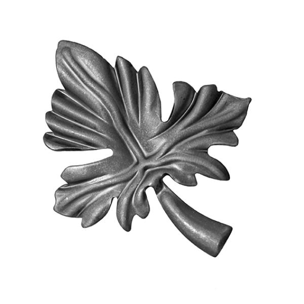 Zierblatt - links h115, b99, t2mm