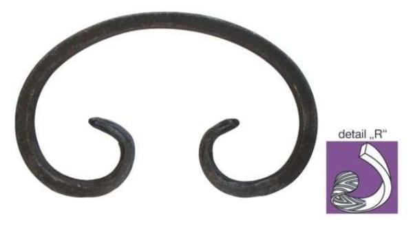 Zierelement 95x60, 12x6mm