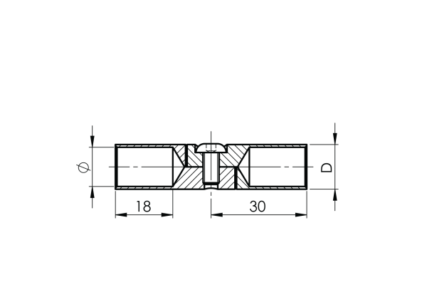 Gelenkverbinder verstellbar