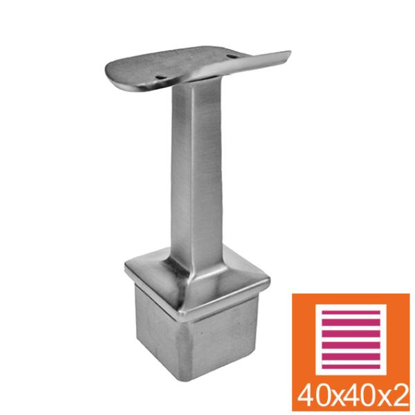 Handlaufstütze mit Anschlussplatte