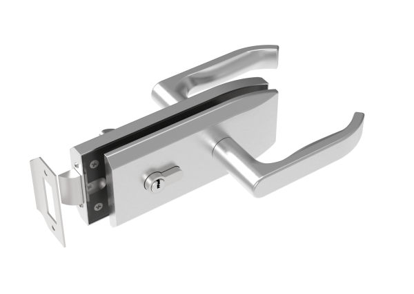 Schlösser für Glastüren inox, glass t 8,10,12mm