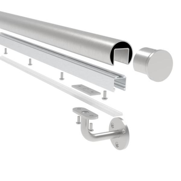 Edelstahlhandlauf mit LED-Beleuchtung AISI304, S1