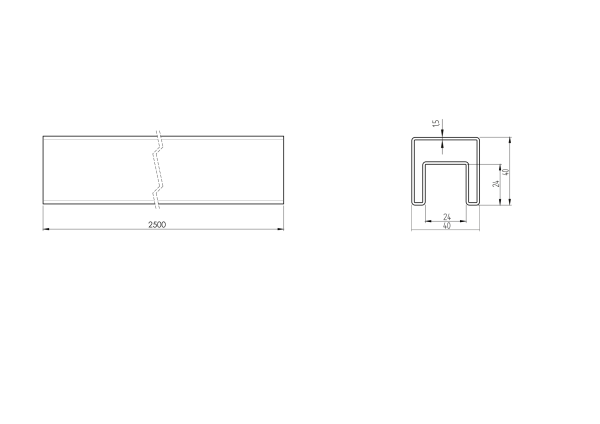 U-Profil/Kantenschutz