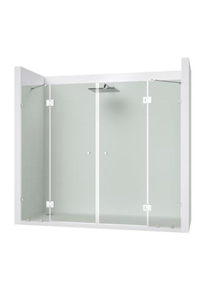 Glastürscharnier +/- 90° - Montage Glas/Glas AISI3