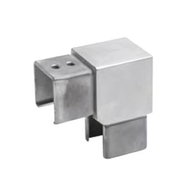 Handlaufübergangsstück, Glas - s Winkelrohr 90°, 4