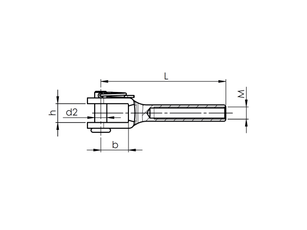 Kabelklemme AISI316, M10