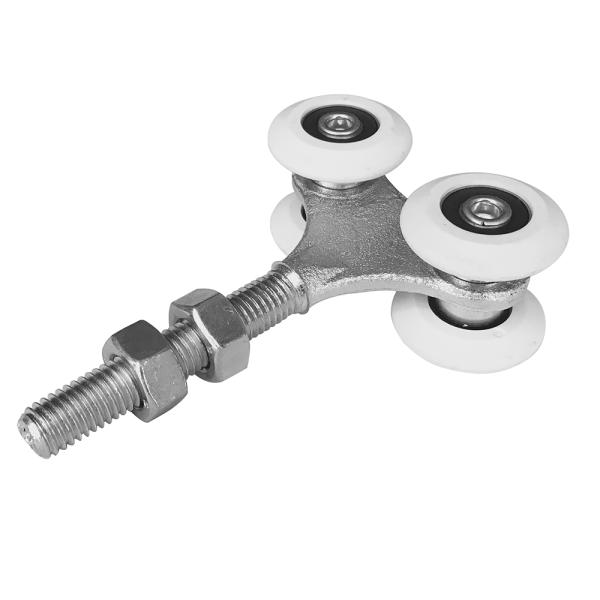 Vierädriger Rollenapparat Zn,profile 57x67mm,NYLON